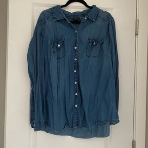 Torrid Blue Denim Shirt